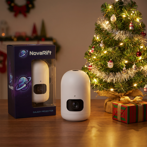 NovaRift Galaxy Projector with its gift box